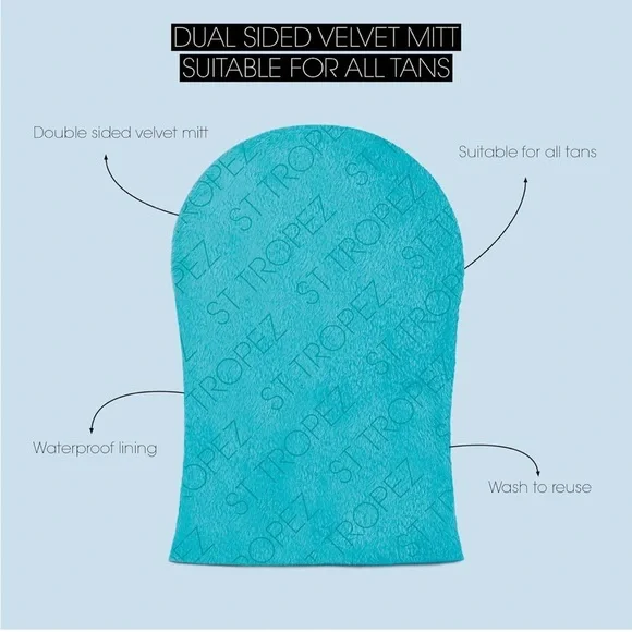 St.Tropez Double-Sided Luxe Velvet Applicator Mitt Brand New Tanning Self Tanner - Picture 5 of 7